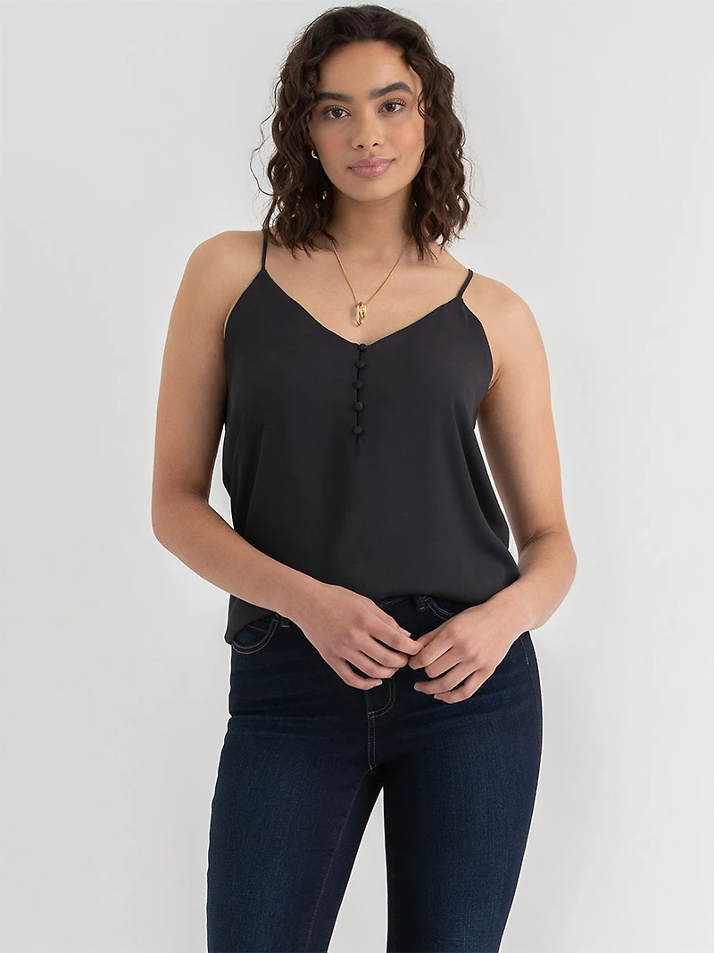 Strappy V-Neck Tank