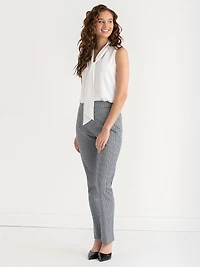 Luxe Ponte Sam Slim Straight Leg Pant