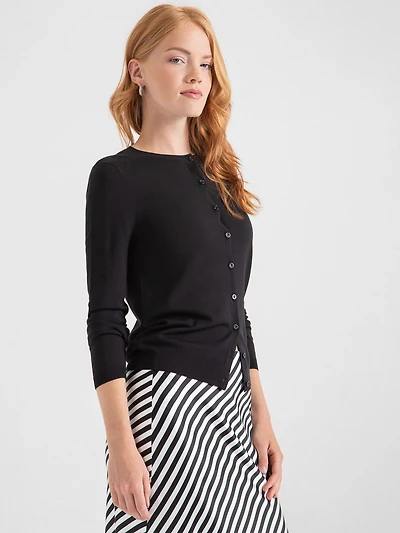 Crew Neck Cardigan