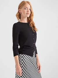 Crew Neck Cardigan