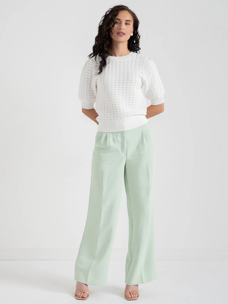 Maxwell Pleated Wide Leg Pant