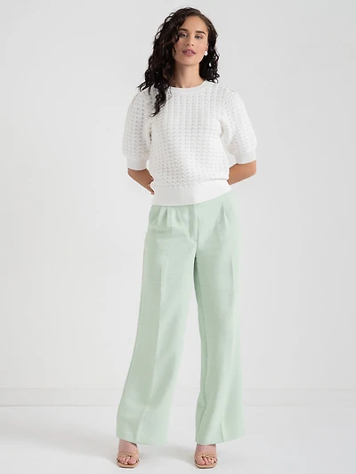 Maxwell Pleated Wide Leg Pant