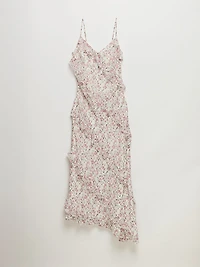 Chiffon Ruffle Maxi Dress