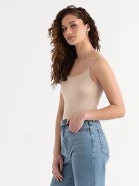 Nylon Scoop Neck Cami