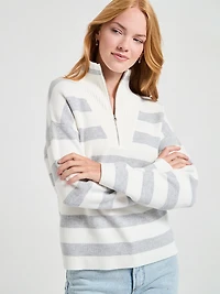 Quarter Zip Pullover Sweater