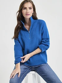 Quarter Zip Pullover Sweater