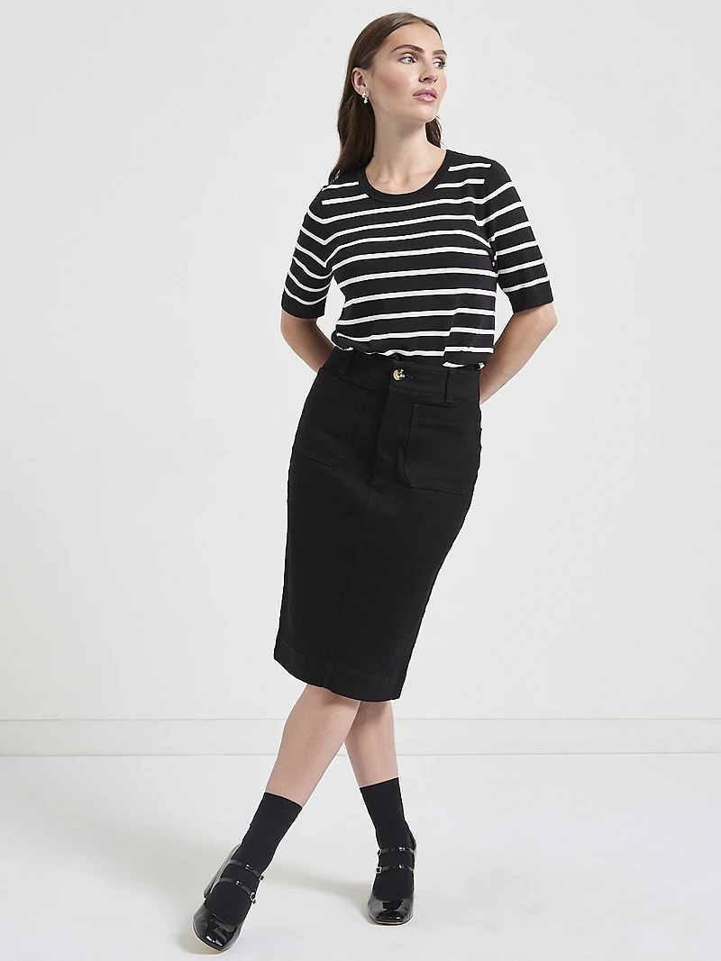 Juliet Patch Pocket Skirt