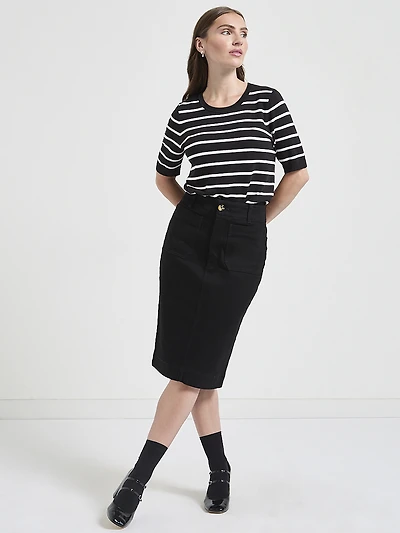 Juliet Patch Pocket Skirt