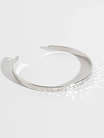 Textured Bangle Bracelet