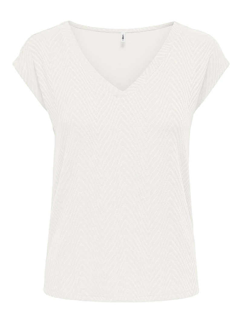 Zuri Short Sleeve V-Neck Top