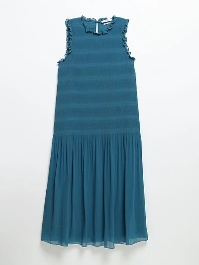 Micro Pleat Dress