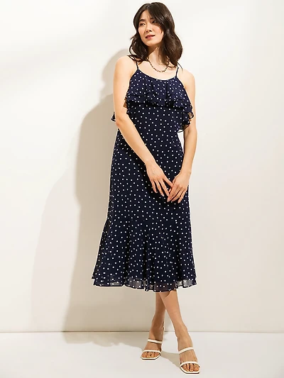 Strappy Ruffle Dress