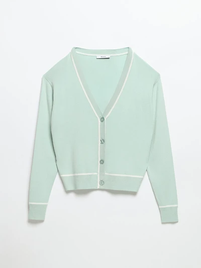 V-Neck Cardigan
