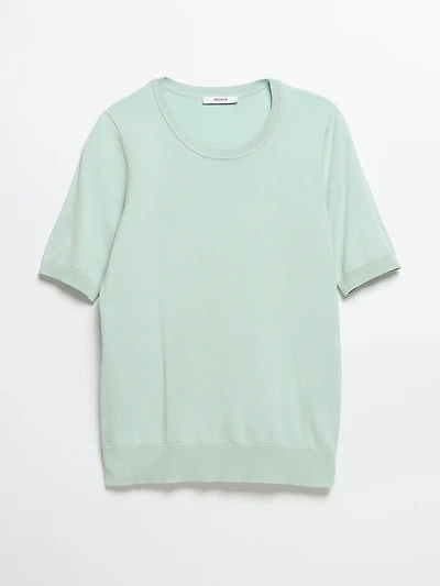 Elbow-Sleeve Sweater