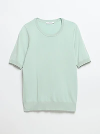 Elbow-Sleeve Sweater