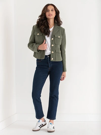 4 Pocket Felt Jacket