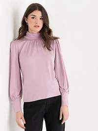 Mock Neck Top