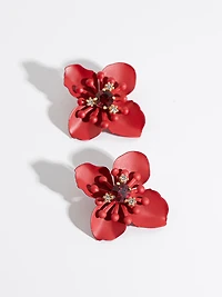 Matte Flower Earrings