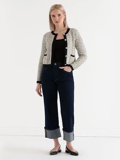 Lucy 90s Washed Straight Jeans