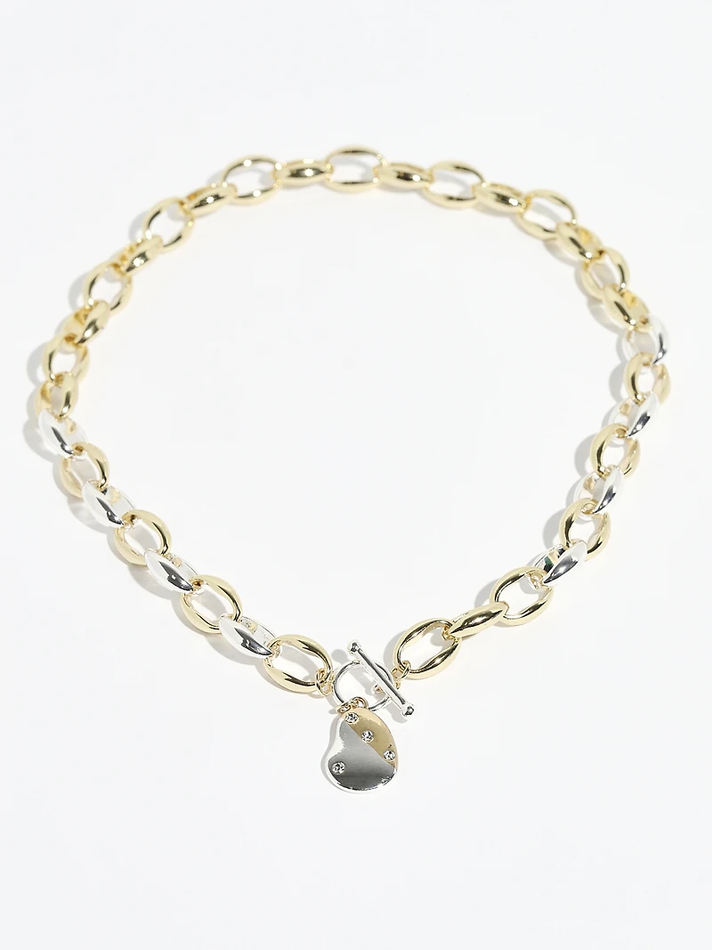 Duo-Tone Chain Necklace