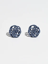 Matte Spiral Earrings