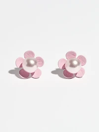 Flower Pearl Earrings