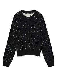 Vero Moda Saba Long Sleeve Polkadot Cardigan