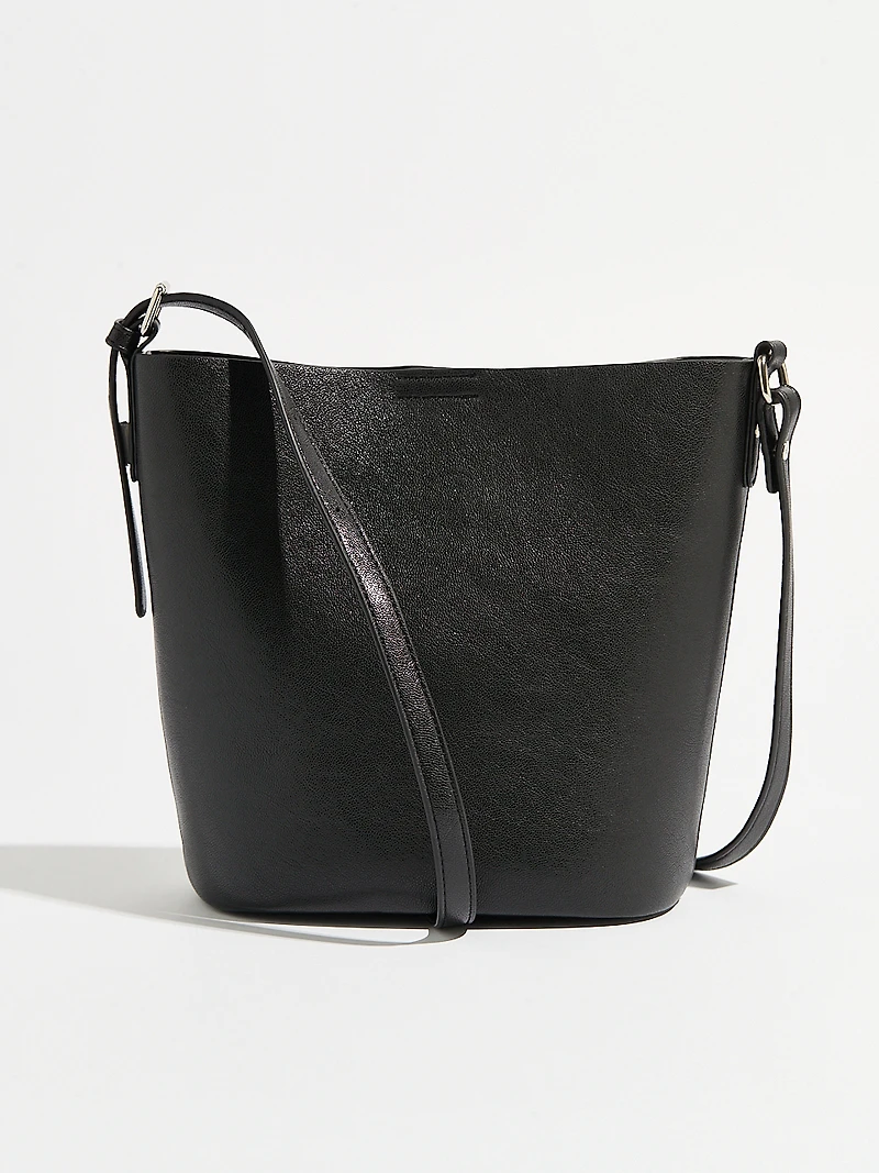 Black Bucket Bag