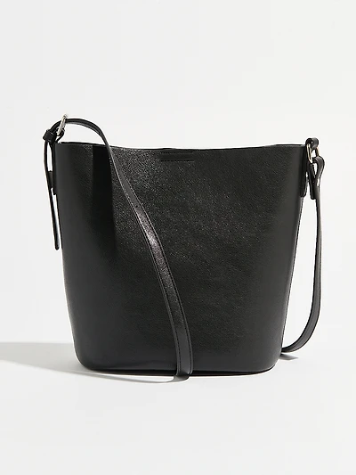 Black Bucket Bag