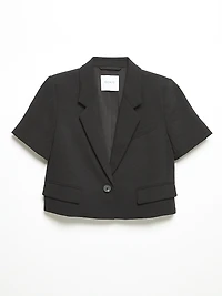 Classic Short Sleeve Blazer