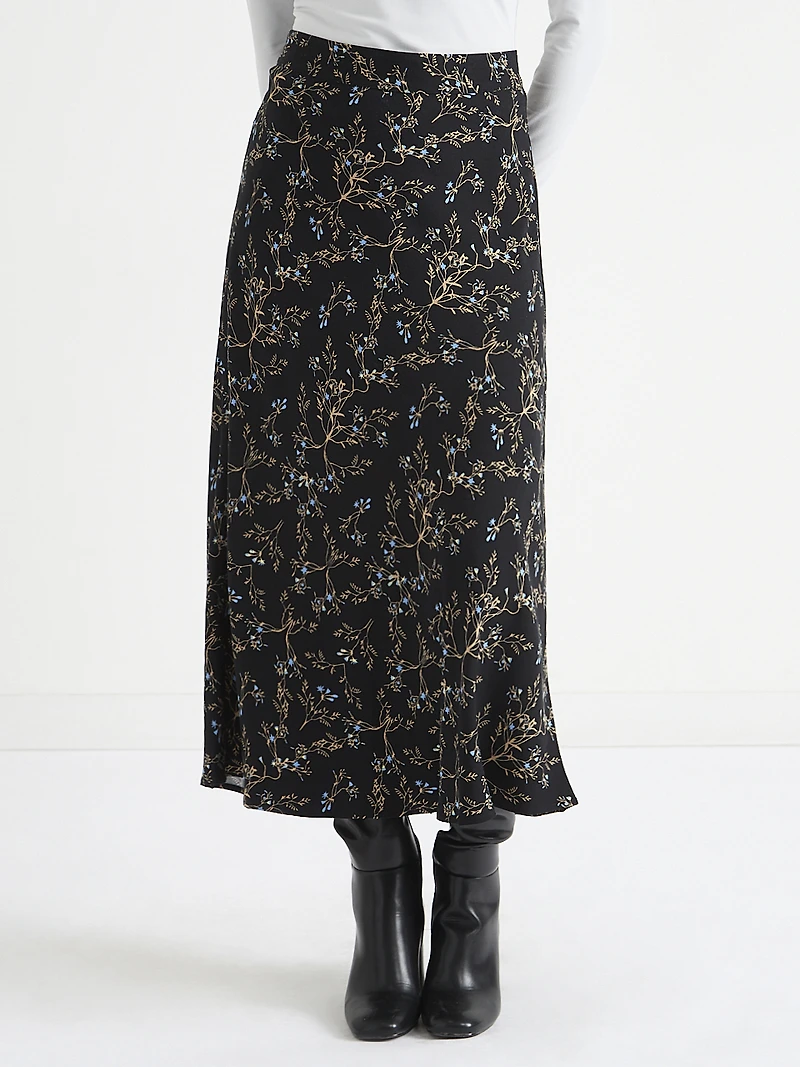 Midi Slip Skirt