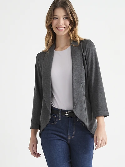 Autumnal Terry Shawl Collar Cardigan