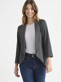 Autumnal Terry Shawl Collar Cardigan