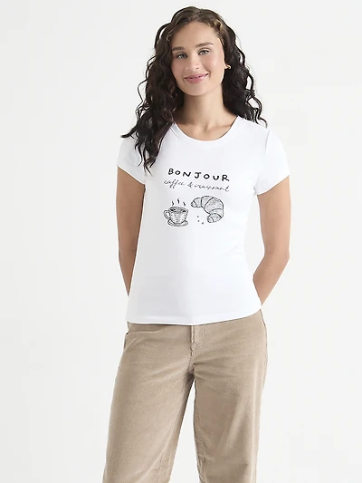 Short Sleeve Fitted Tee