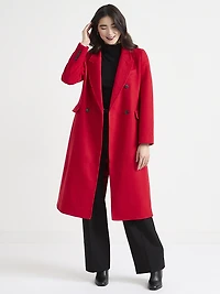 Connie Double Breasted Long Coat