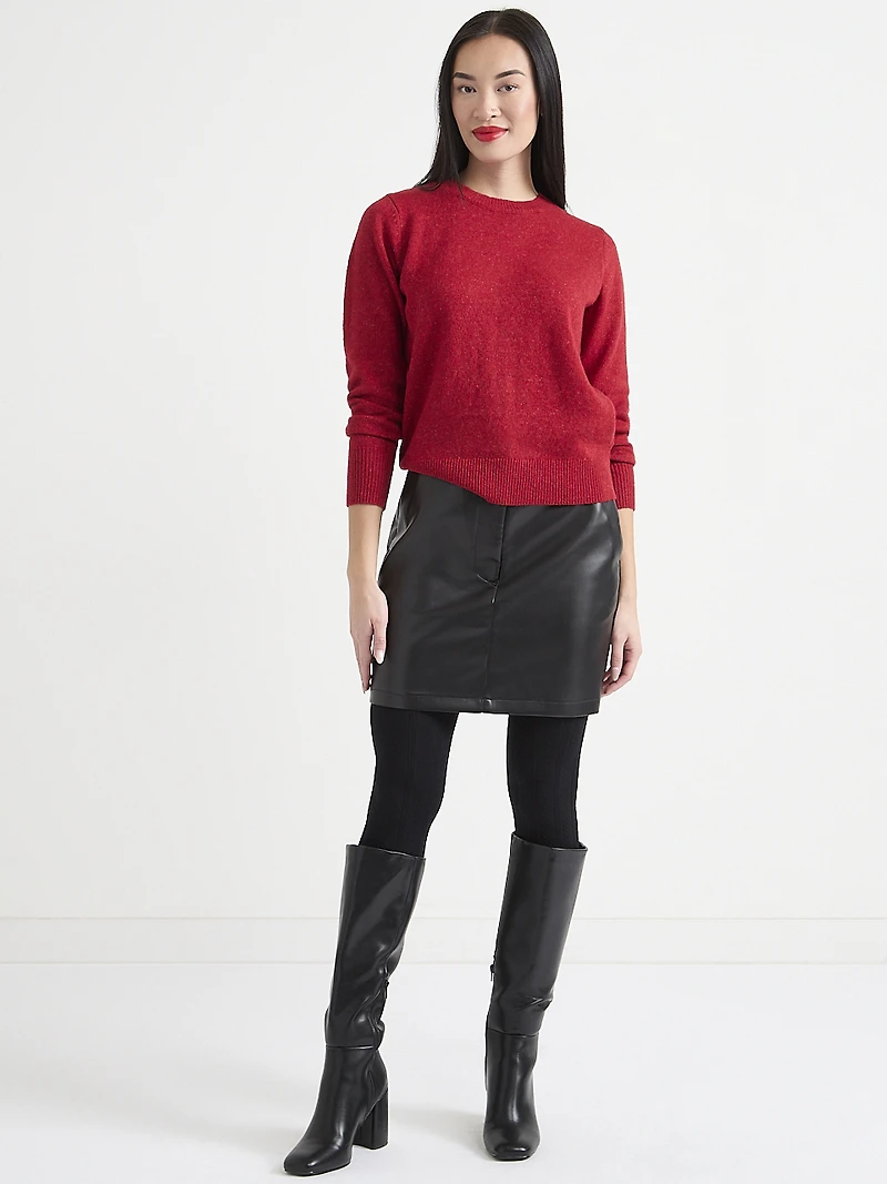 Cozy Crew Neck Cloud Sweater