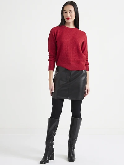 Cozy Crew Neck Cloud Sweater