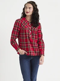 Henley Shirt wtih Jewel Buttons