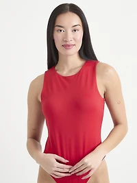 High Neck Sleeveless Bodysuit