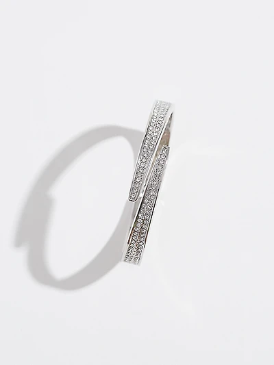 Crystal Hinge Bangle Bracelet