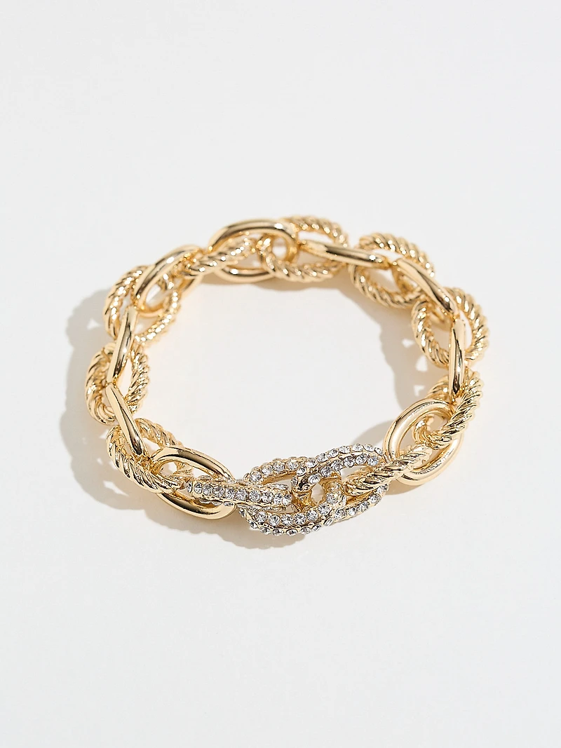 Gold Pave Stretch Bracelet