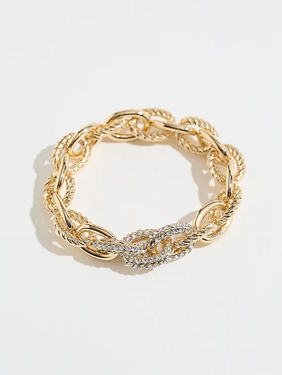 Gold Pave Stretch Bracelet