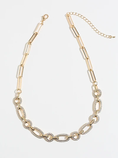 Pave Gold Chain Necklace
