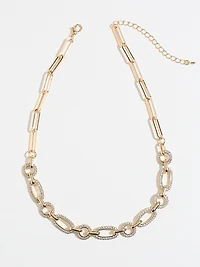Pave Gold Chain Necklace