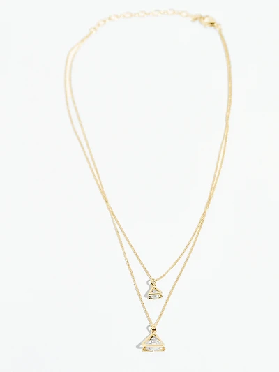 Silver Cubic Zirconia Necklace