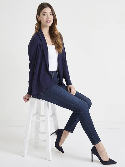 Long Sleeve Hacci Cover Up