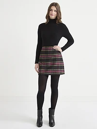 Plaid Mini Skirt
