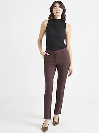 Mid Rise Slim Ankle Pant