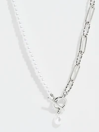 Pearl Ball Chain Necklace