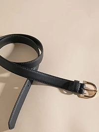 Belt with Rounded Buckle